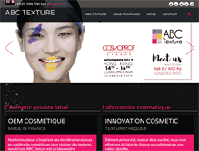 Tablet Screenshot of abctexture.com